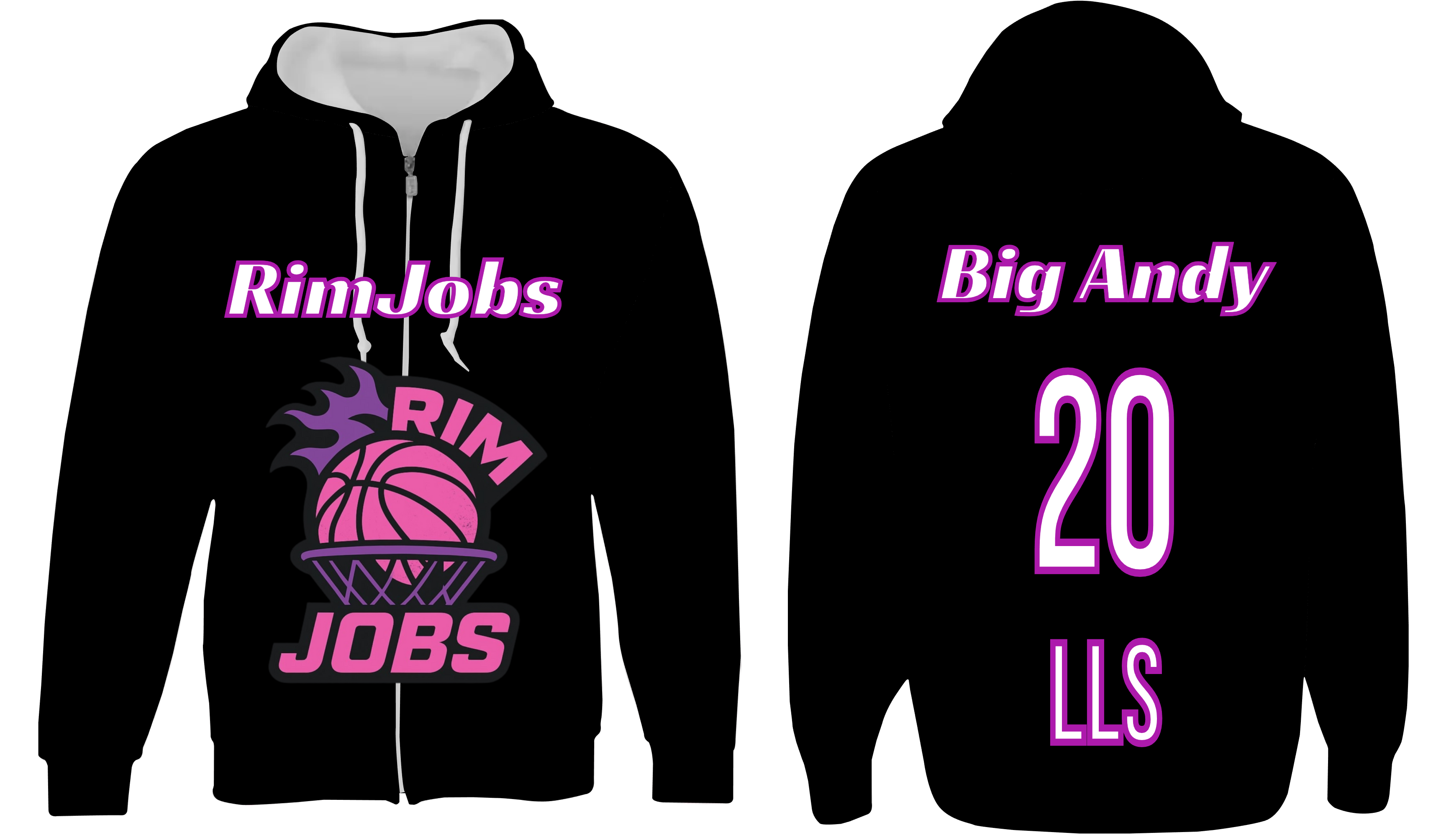 Black Player Hoodie - Big Andy