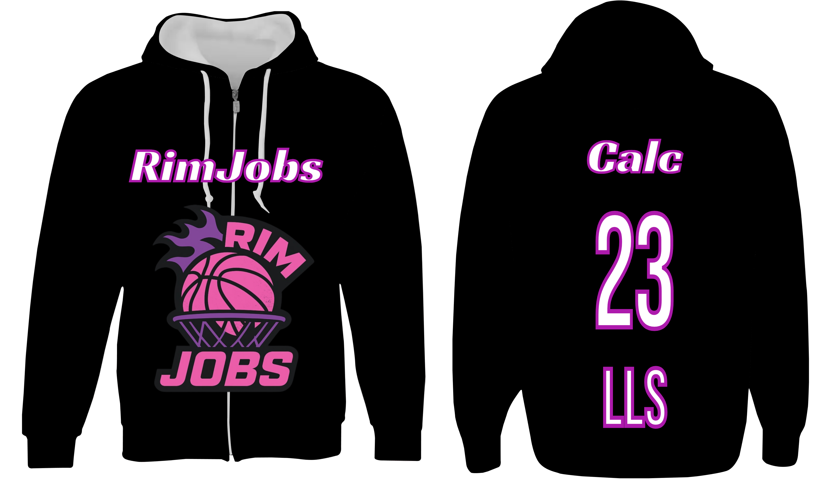 Black Player Hoodie - Calc