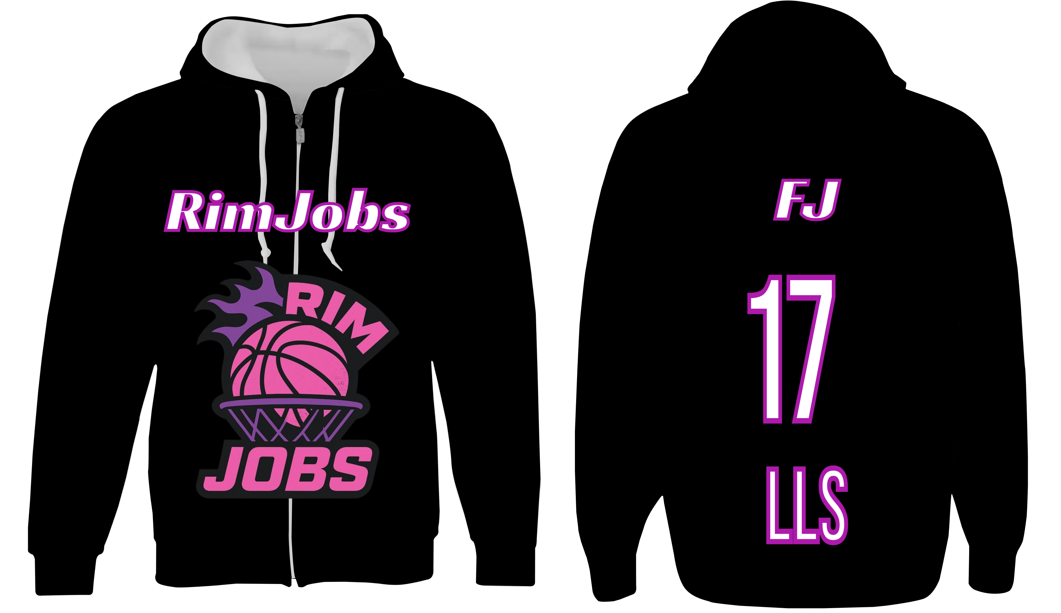 Black Player Hoodie - FJ