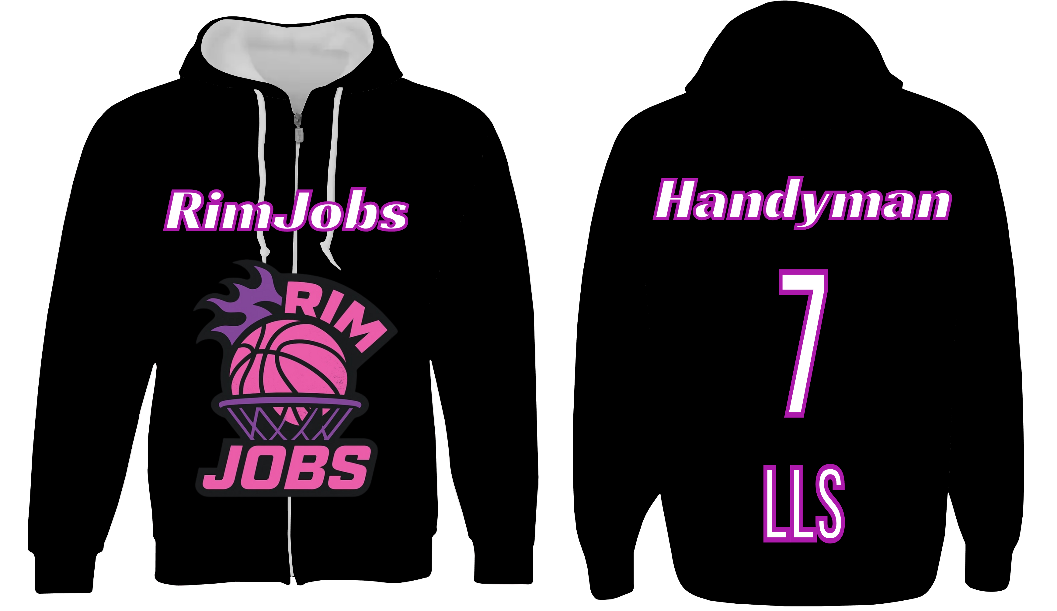 Black Player Hoodie - Handyman