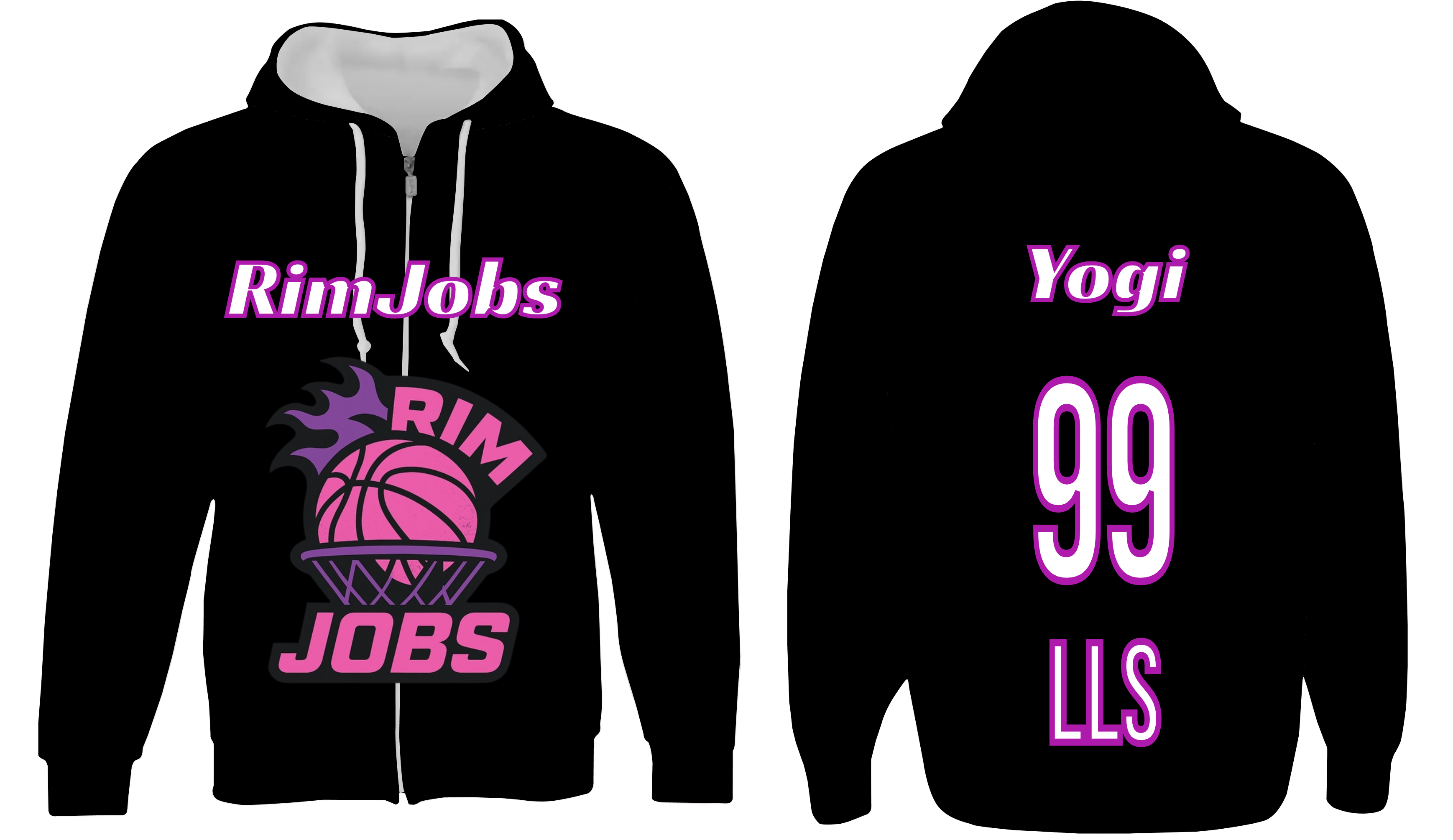 Black Player Hoodie - Yogi